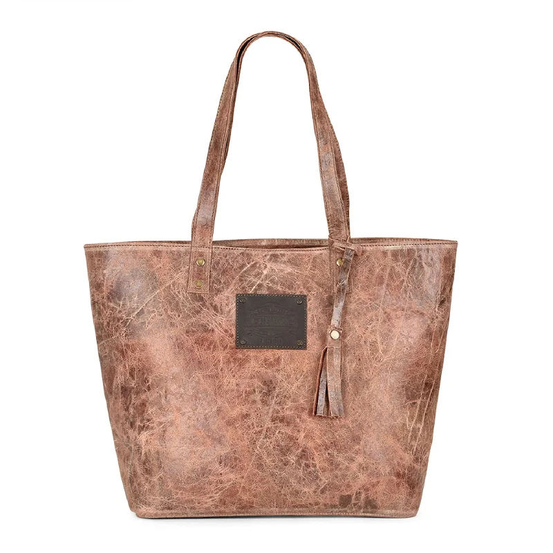 Corral Womens D1290 Cognac Leather 5 Liter Distressed Tote Bag 1 BG The Ultimate Handbag Sale – Elegant Styles At Lower Prices