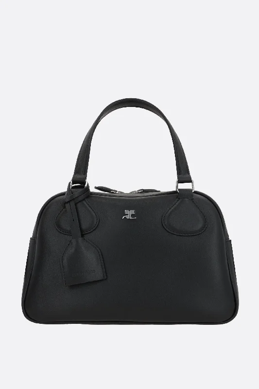 AC Stud smooth leather bowling bag Everyday Elegance At Lower Prices