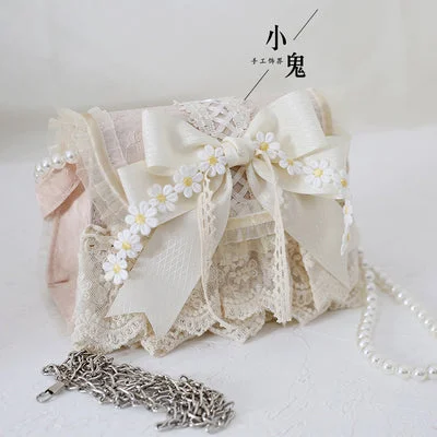 daisy handbag (metal chain+portable chain)