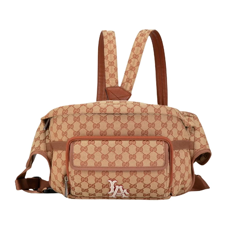 Gucci Gg Canvas  Canvas Backpack Bag (Pre-Owned) Timeless Bags, Flash Sale