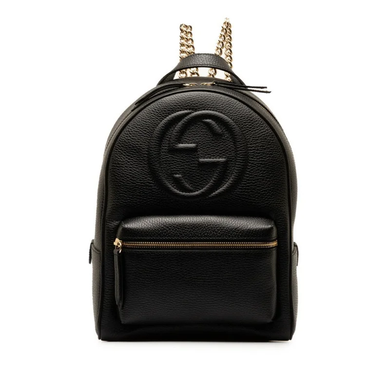 Gucci Soho  Leather Backpack Bag (Pre-Owned) The Best Handbag Sale Of The Season