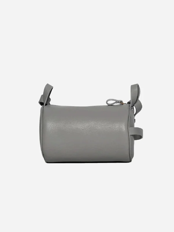 Flute Vegan Leather Handbag | Grey Premium Bags At Special Prices