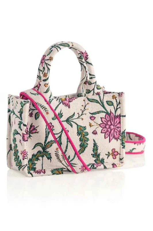 Louisa Floral Fabric Mini Tote, Multi Elevate Your Style With Our Handbag Sale