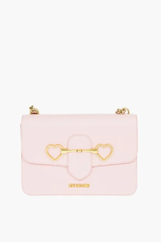 LOVE Golden Clamp Faux Leather Shoulder Bag Best-Selling Bags Now At Exclusive Promotional Prices