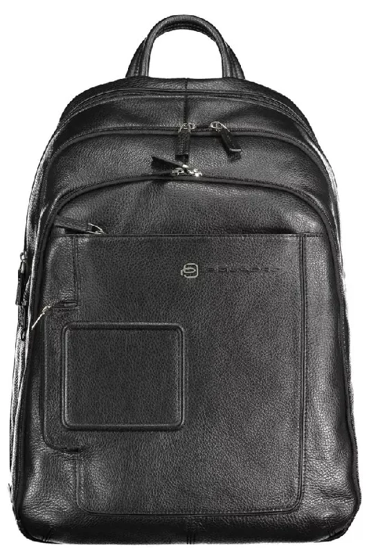 Piquadro  Leather Men's Backpack Iconic Fashion Bags At Unbeatable Savings