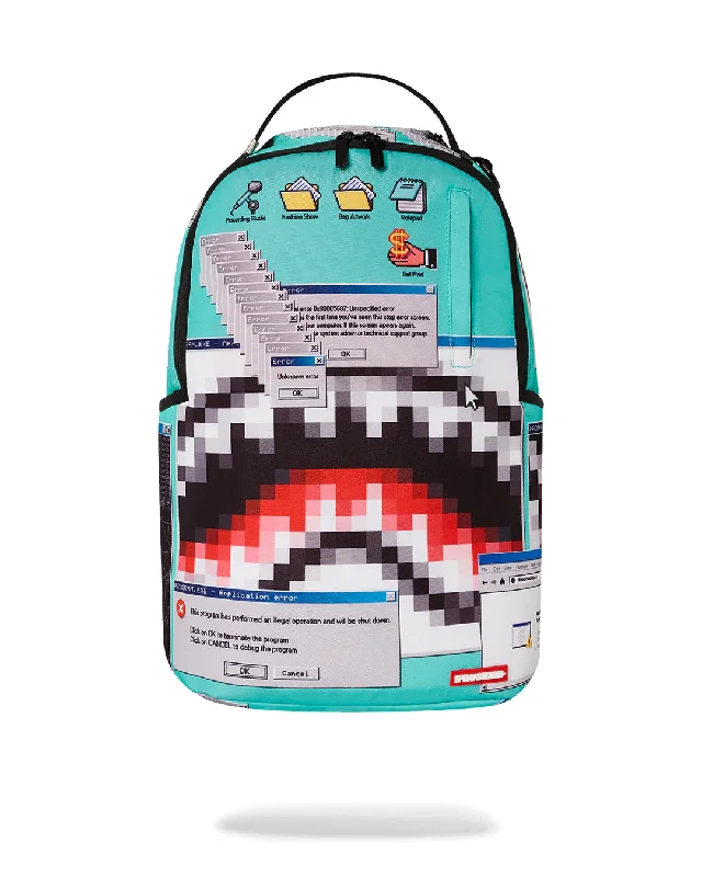 Sprayground  COMPUTER VIRUS SHARK BACKPACK Trendy Backpacks With Big Discounts