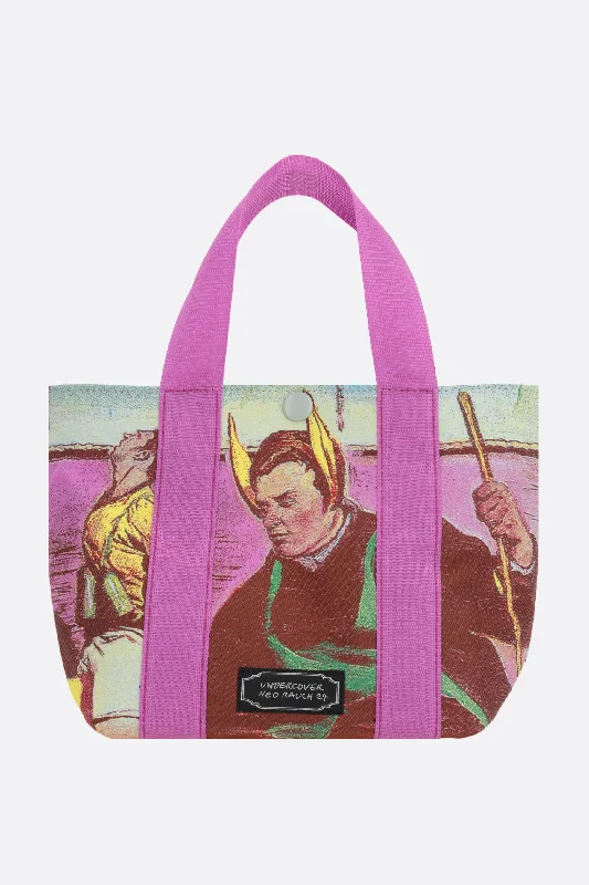 graphic printed nylon tote bag Premium Handbags At Budget-Friendly Prices