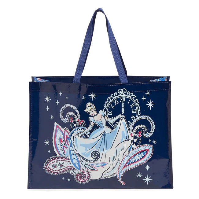 Vera Bradley Disney Cinderella Paisley Disney Market Tote Trendy Handbags, Limited-Time Sale