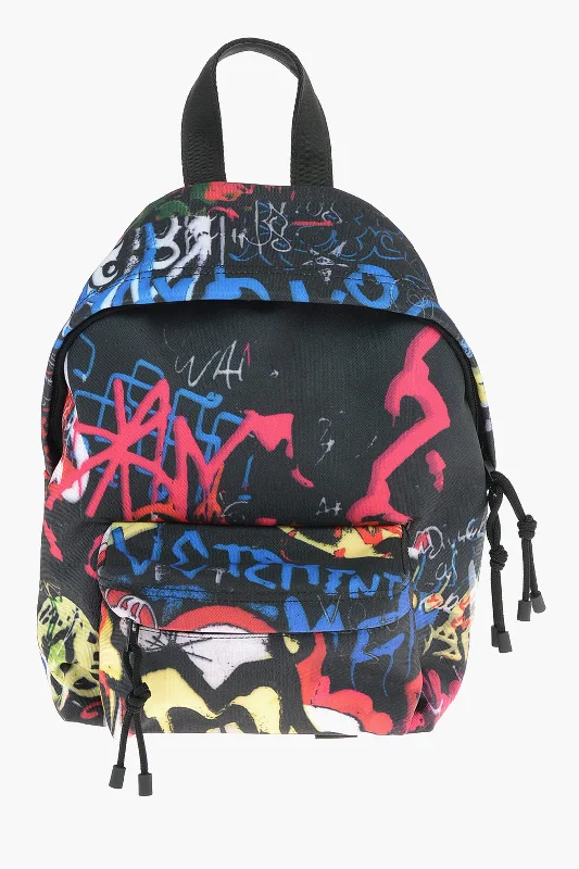Vetements Front Pocketed Graffiti Mini Backpack Premium Handbags At Exclusive Prices