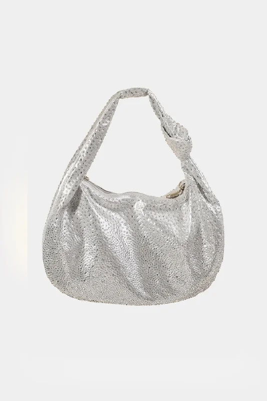Fame Rhinestone Studded Handbag Premium Handbags At Unbeatable Markdowns