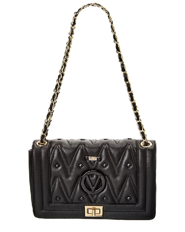 Valentino by Mario Valentino Alice Diamond Leather Shoulder Bag Shoulder Bags, Best Deals Today