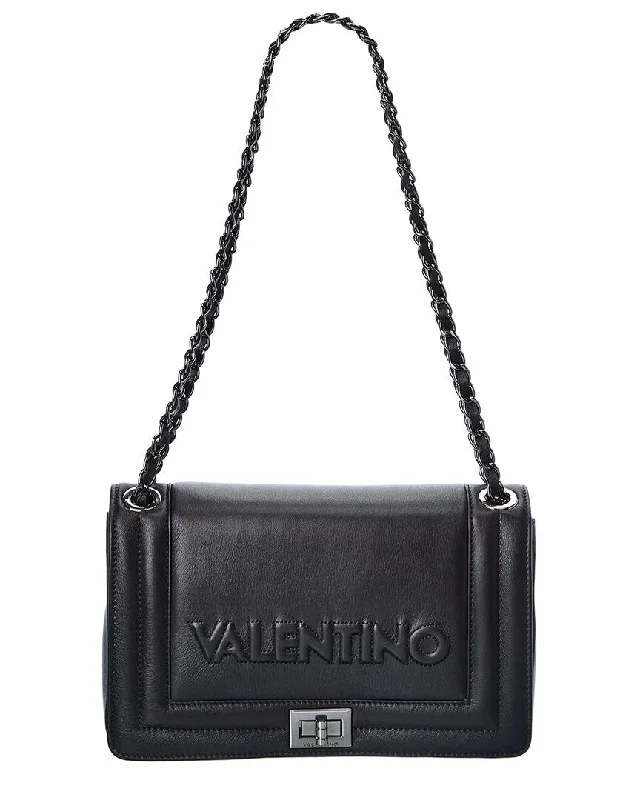 Valentino by Mario Valentino Alice Embossed Leather Shoulder Bag Stylish Totes, Special Discounts
