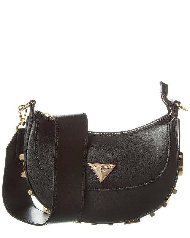 Valentino by Mario Valentino Mond Valent Leather Shoulder Bag Carry Elegance For Less