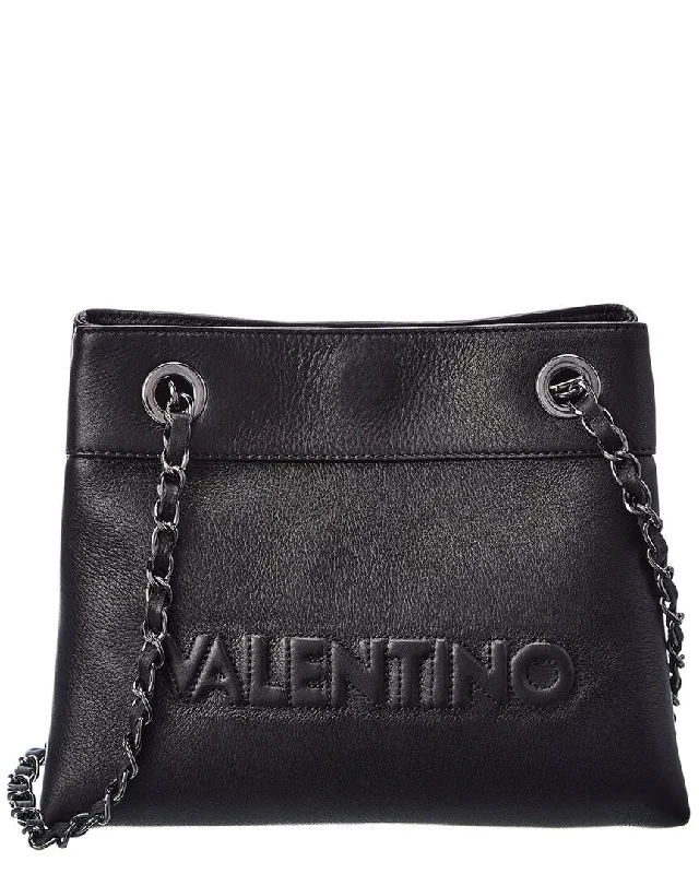 Valentino by Mario Valentino Rita Embossed Leather Shoulder Bag Everyday Bags At Wallet-Friendly Prices