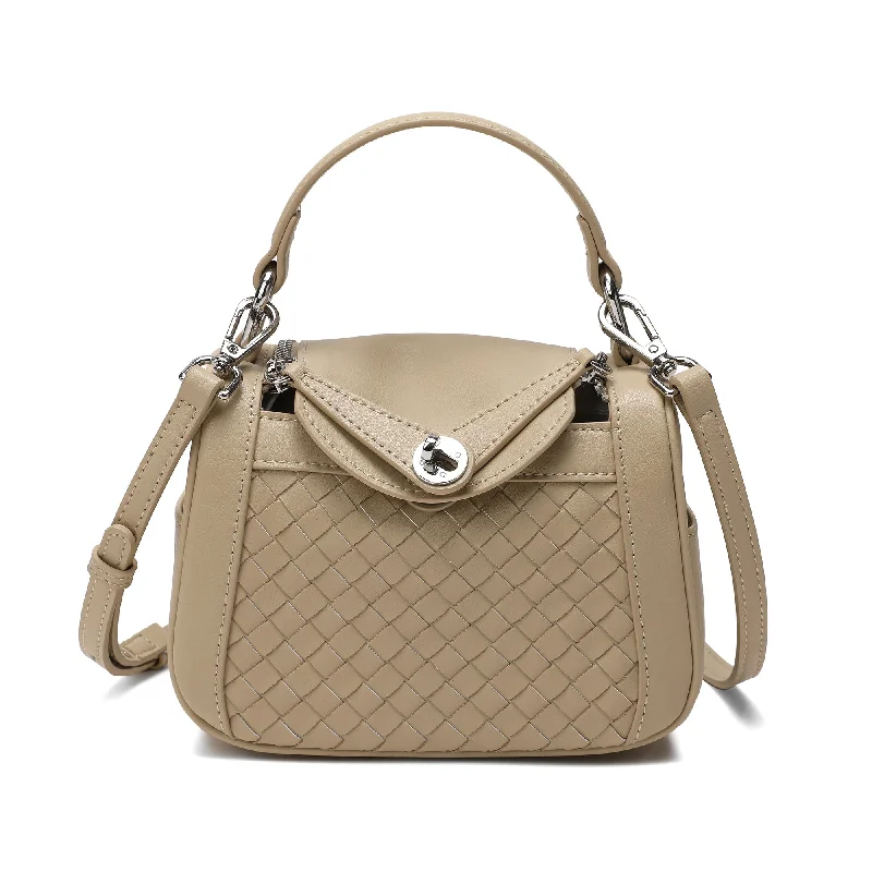 Woven Leather Crossbody/ Shoulder Bag Fashionable Crossbody Bags At Special Offers