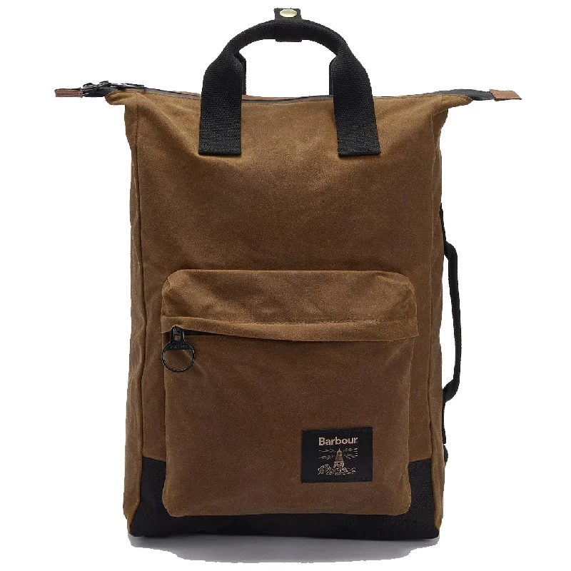 Barbour Field Wax Backpack Tan/Black Handbag Deals For Every Occasion