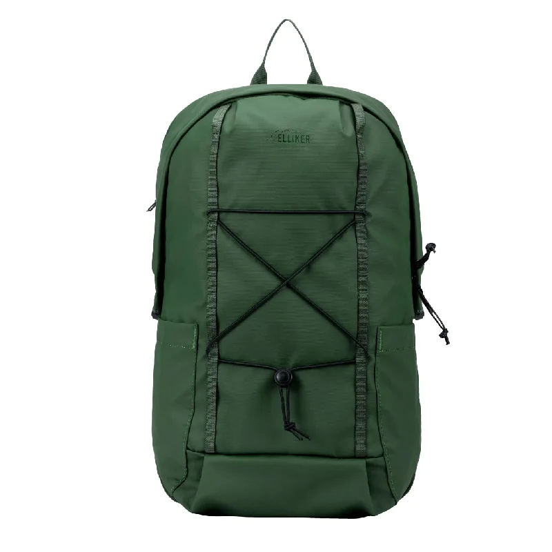 Elliker Kiln Hooded Zip Top Backpack 22L Green Designer Bags At Lower Prices