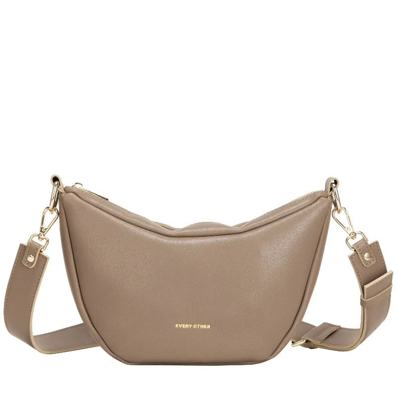 Slouch Crossbody In Taupe Flash Sale On Elegant Bags – Limited Stock Available