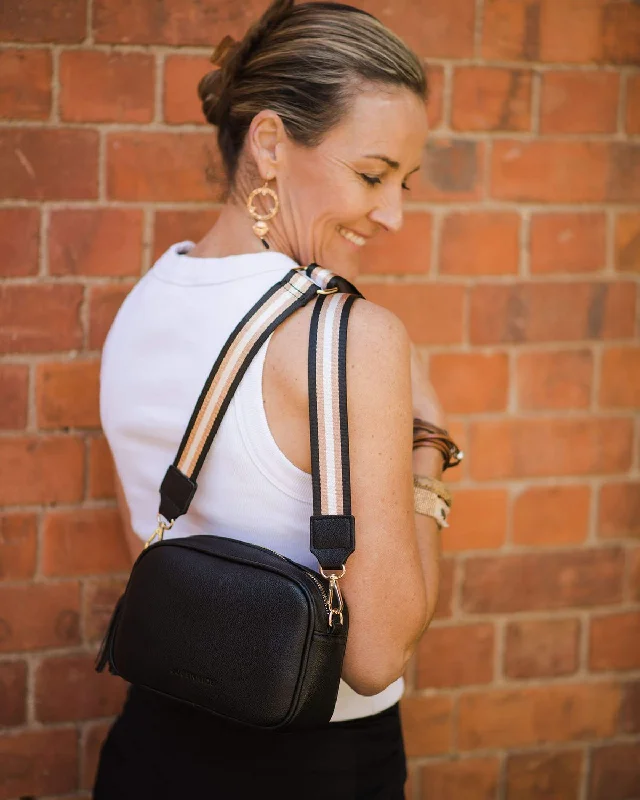 Louenhide Jacinta Crossbody Bag Black Metallic Flash Sale On Handbags