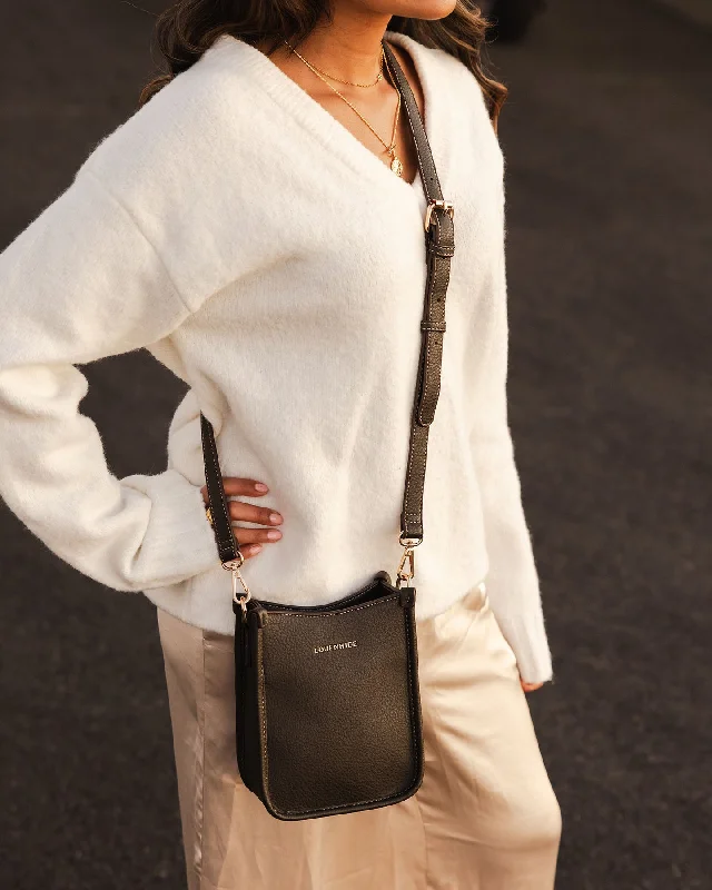 Louenhide Parker Phone Crossbody Bag Chocolate Seasonal Sale On Trendy Handbags
