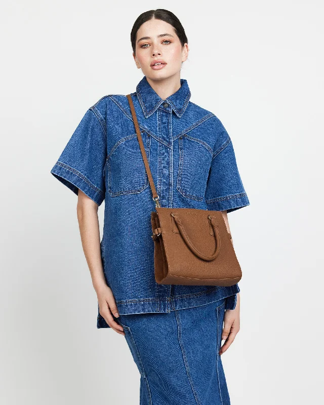 Saben Beau Crossbody with Handles Nutshell + Suede High-Fashion Handbags At Reduced Costs Saben Beau Crossbody with Handles Nutshell + Suede High-Fashion Handbags At Reduced Costs