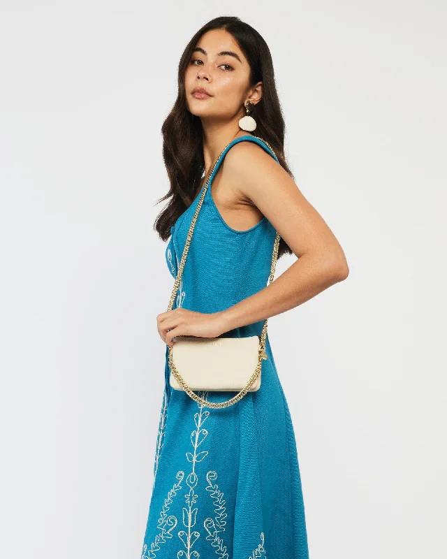 Saben Lily Crossbody Sand + Gold Curb Chain Upgrade Your Look With Our Bag Sale