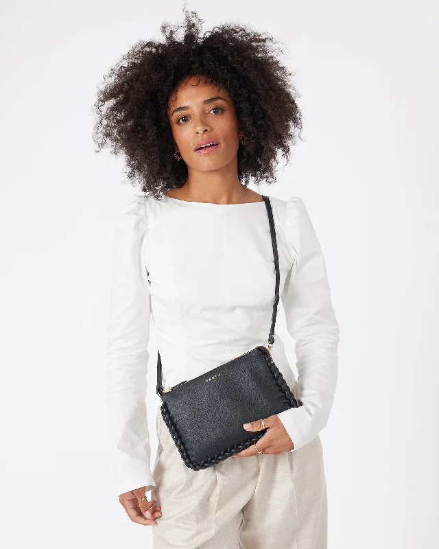 Saben Tilly Big Sis Crossbody Bag Black Plaited Edge Your Perfect Bag At The Perfect Price Saben Tilly Big Sis Crossbody Bag Black Plaited Edge Your Perfect Bag At The Perfect Price