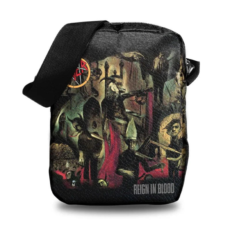 SLAYER - REIGN IN BLOOD - CROSSBODY Luxury Bags, Budget Prices