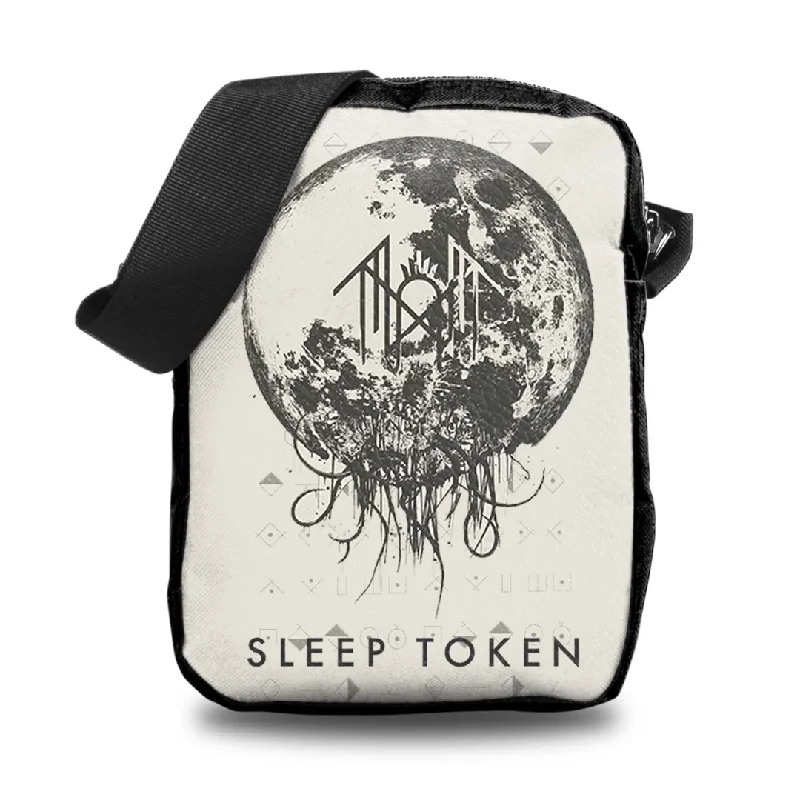 SLEEP TOKEN  - THE SUMMONING - WHITE CROSSBODY BAG Elegant Bags, Limited Stock