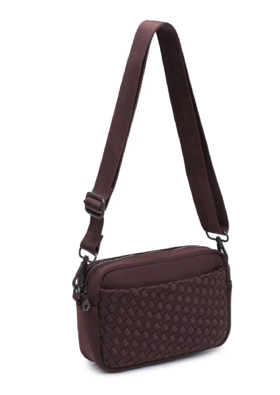 Sol and Selene - Inspiration Woven Neoprene Crossbody Stylish Handbags With Exclusive Online Discounts