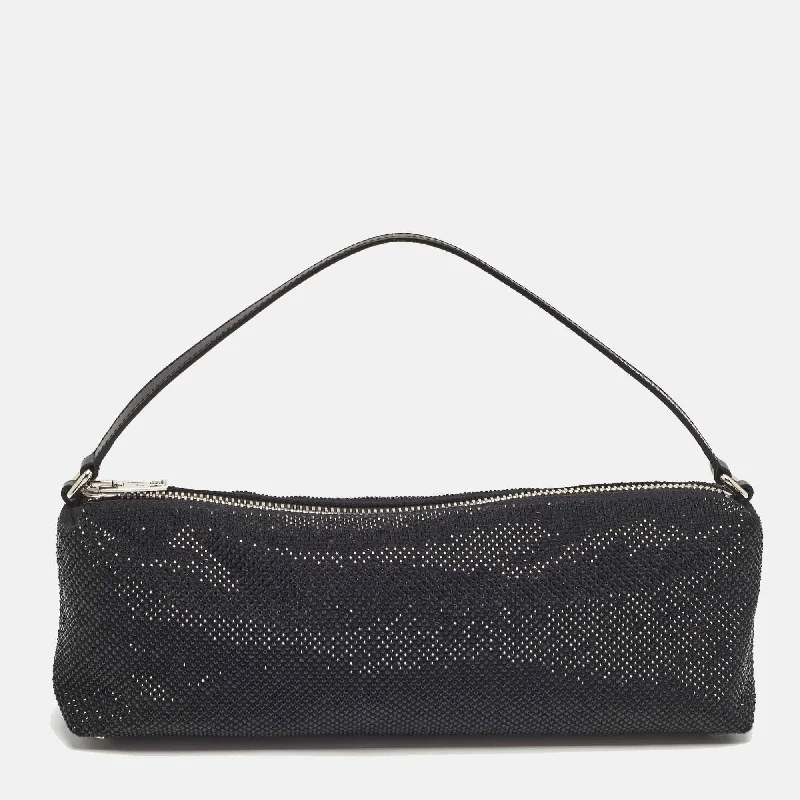 Alexander Wang Black Canvas And Leather Crystals Heiress Flex Bag Shop Timeless And Trendy Bags At Limited-Time Discounts Alexander Wang Black Canvas And Leather Crystals Heiress Flex Bag Shop Timeless And Trendy Bags At Limited-Time Discounts