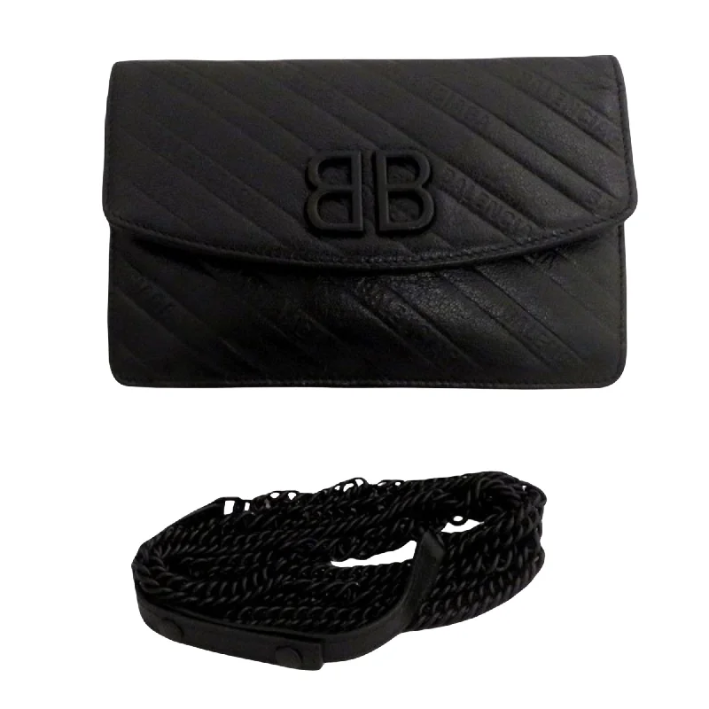 Balenciaga Bb  Leather Clutch Bag (Pre-Owned) Stylish Totes, Special Discounts