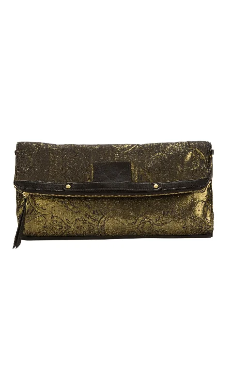 BROCADE BANKER'S CLUTCH Exclusive Discounts On Stylish Handbags