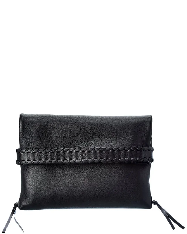 Chloé Mony Leather Clutch Everyday Elegance At Lower Prices
