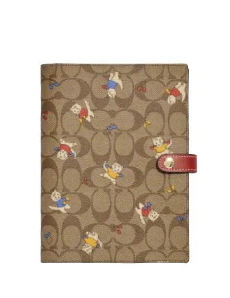 Coach Notebook In Signature Canvas With Cat Mittens Print Iconic Handbags At Unbeatable Prices Coach Notebook In Signature Canvas With Cat Mittens Print Iconic Handbags At Unbeatable Prices