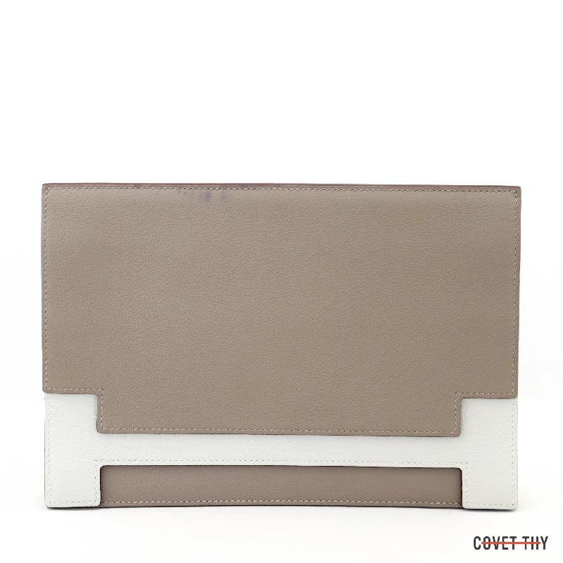 Hermes Multiplis Clutch, Evercolor Gris Asphalt Must-Have Bags, Big Discounts
