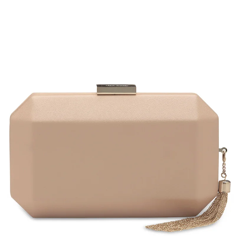 LIA Facetted Clutch Trendy Handbags At Limited-Time Discounts