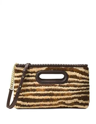 Michael Michael Kors Rosalie Large Woven Clutch Handbag Deals For Every Occasion