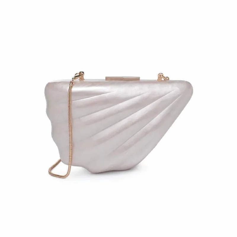 Seashell Evening Bag In Ivory Trendy Handbags, Limited-Time Sale