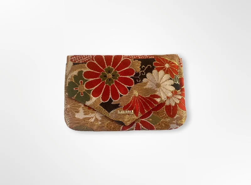 Spice Orange Kiku Clutch Trendy Backpacks With Big Discounts