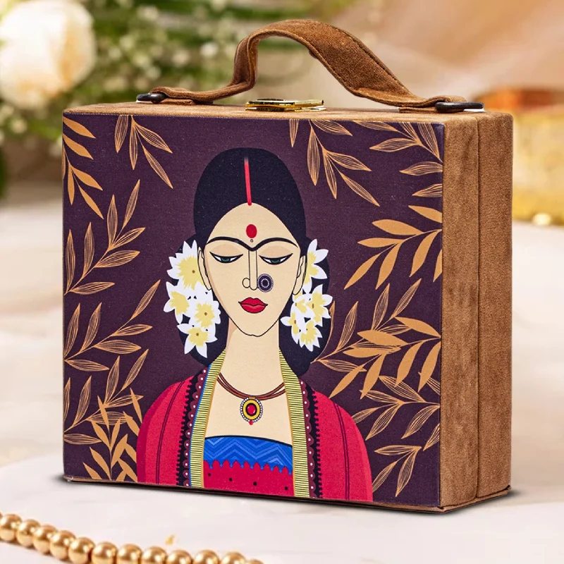 Suede Evening Clutch Fashionable Handbags, Limited-Time Deals