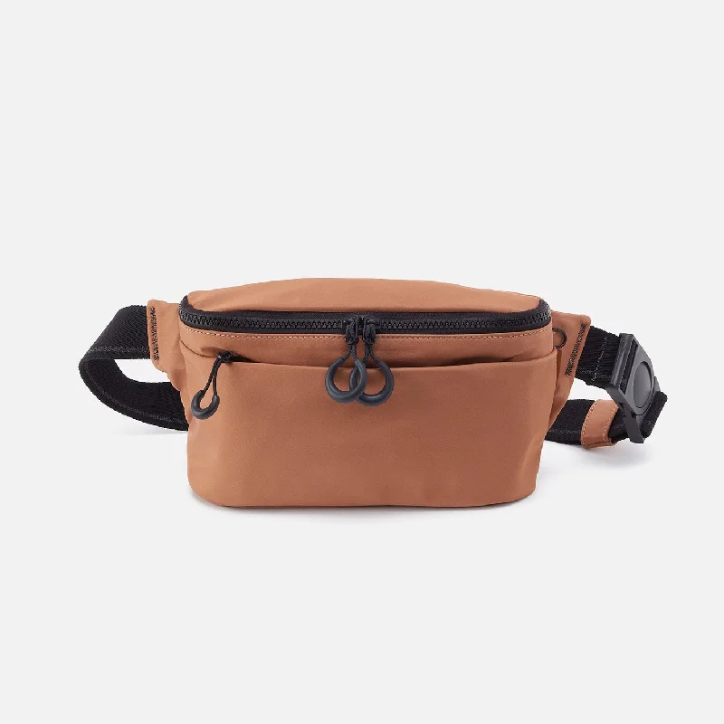BE HOLD Belt Bag in CaRefiber recycled nylon - Dune Trendy Purses At Unbeatable Discounts BE HOLD Belt Bag in CaRefiber recycled nylon - Dune Trendy Purses At Unbeatable Discounts