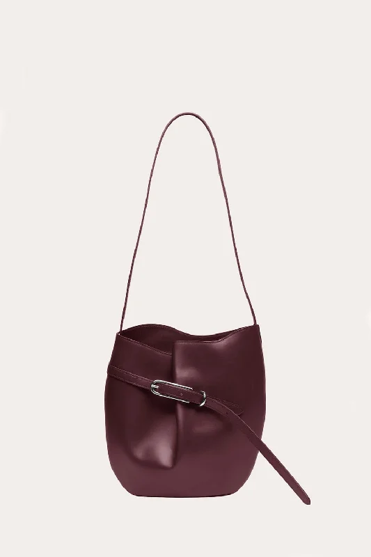 Belted Bucket Bag Amarone Elegant Totes At Limited-Time Prices