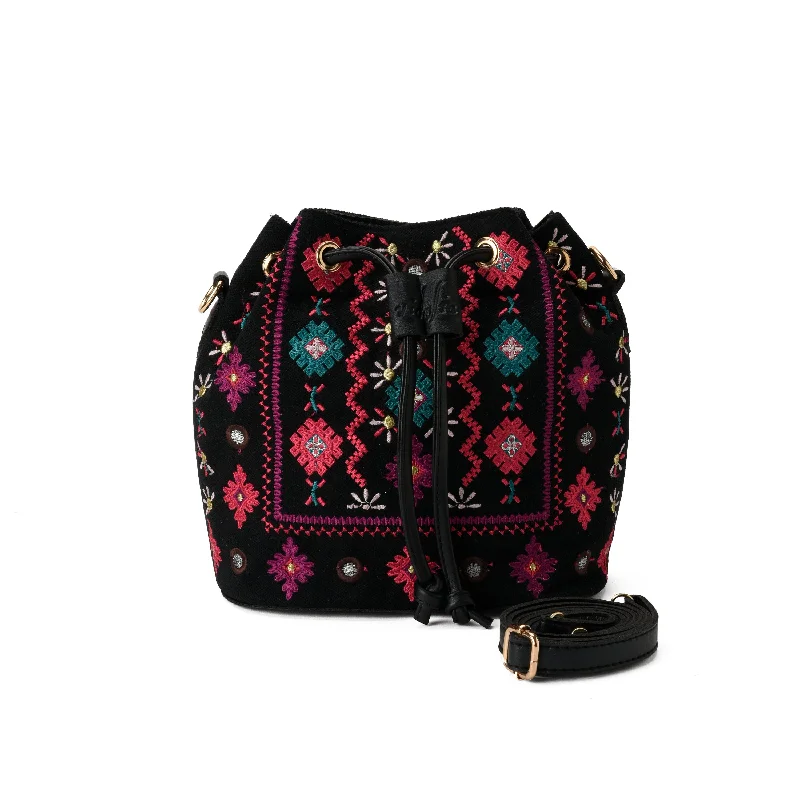 Black Gota Crossbag Designer-Inspired Bags, Best Prices