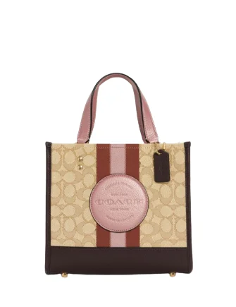 Coach Dempsey Tote 22 In Signature Jacquard With Stripe And Coach Patch Stylish Handbags With Exclusive Online Discounts