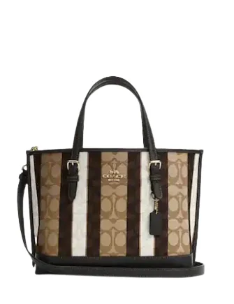 Coach Mollie Tote 25 In Signature Jacquard With Stripes Affordable Elegance, Grab Yours Coach Mollie Tote 25 In Signature Jacquard With Stripes Affordable Elegance, Grab Yours
