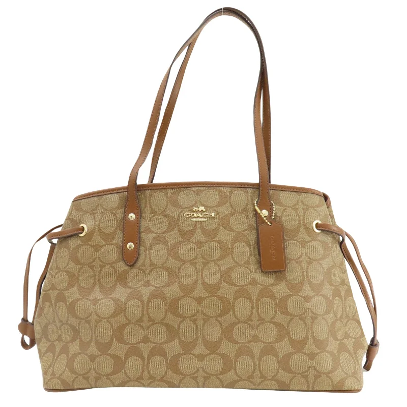 Coach Signature  Canvas Tote Bag (Pre-Owned) Affordable Elegance With High-Quality Bags