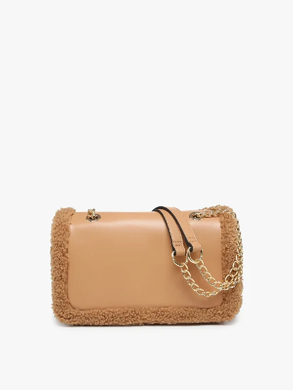 Coco Vegan Sherpa Trim Crossbody Handbag Deals For Every Occasion