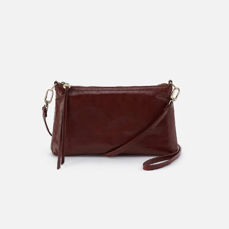 Darcy Crossbody In Polished Leather - Chocolate Trendy Purses At Exclusive Promotional Rates Darcy Crossbody In Polished Leather - Chocolate Trendy Purses At Exclusive Promotional Rates