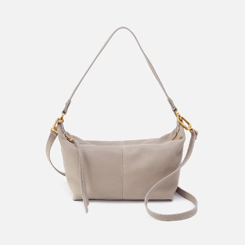 Laguna Crossbody In Pebbled Leather - Taupe Stylish Totes With Special Discounts